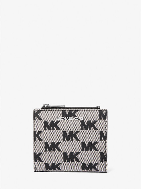 MICHAEL KORS Cooper Logo Jacquard Wallet BLACK Image 1