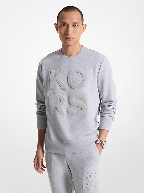 MICHAEL KORS Kors Cotton Blend Sweatshirt HEATHER GREY Image 1