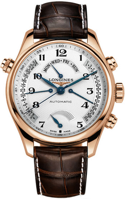 LONGINES Master Collection Chronograph 18K Rose Gold Men'S Watch L2.716.8.78.3 Image 1 LONGINES Master Collection Chronograph 18K Rose Gold Men'S Watch L2.716.8.78.3 Image 1