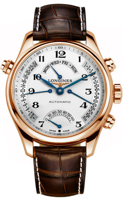 LONGINES Master Collection Solid 18K Rose Gold Men'S Watch L2.715.8.78.3 Image 1 LONGINES Master Collection Solid 18K Rose Gold Men'S Watch L2.715.8.78.3 Image 1