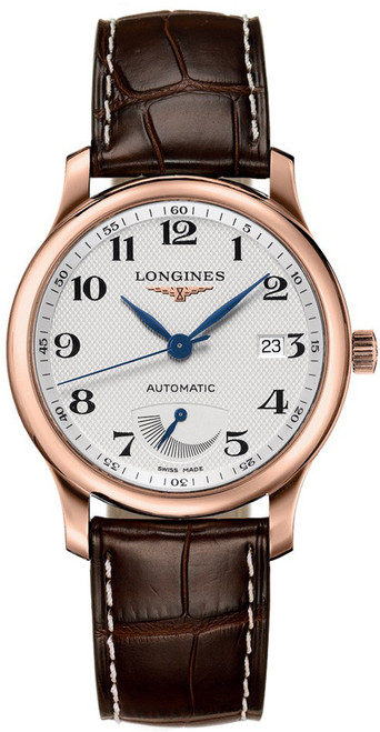 LONGINES Master Collection Solid 18K Rose Gold Men'S Watch L2.708.8.78.3 Image 1