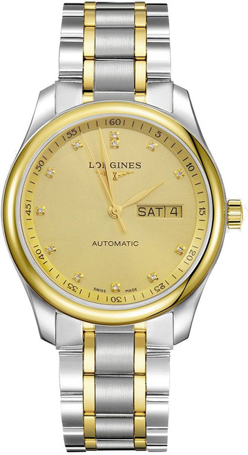 LONGINES Master Collection Diamond Dial Men'S Watch L2.755.5.37.7 Image 1