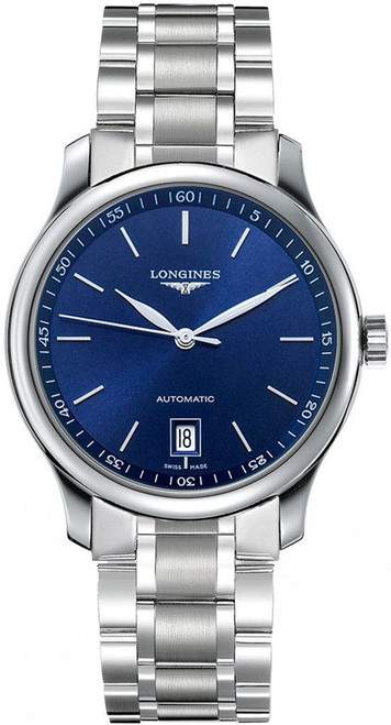 LONGINES Master Collection 38.5Mm Blue Dial Men'S Watch L2.628.4.92.6 Image 1 LONGINES Master Collection 38.5Mm Blue Dial Men'S Watch L2.628.4.92.6 Image 1