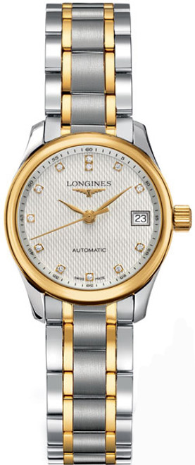 LONGINES Master Collection Diamond Dial Luxury Women'S Watch L2.128.5.77.7 Image 1 LONGINES Master Collection Diamond Dial Luxury Women'S Watch L2.128.5.77.7 Image 1