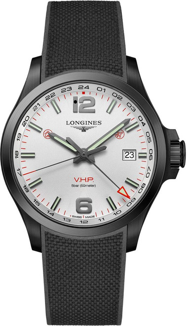 LONGINES Conquest V.H.P. Gmt 43Mm Men'S Watch L3.728.2.76.9 Image 1
