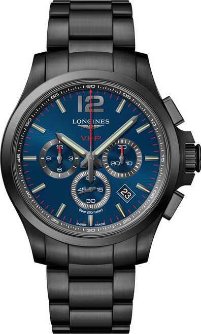 LONGINES Conquest V.H.P. Chronograph Blue Men'S Watch L3.727.2.96.6 Image 1