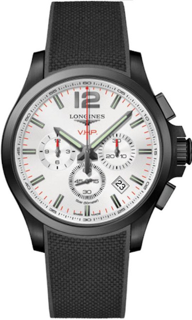 LONGINES Conquest Chronograph Silver Dial Men'S Watch L3.727.2.76.9 Image 1 LONGINES Conquest Chronograph Silver Dial Men'S Watch L3.727.2.76.9 Image 1