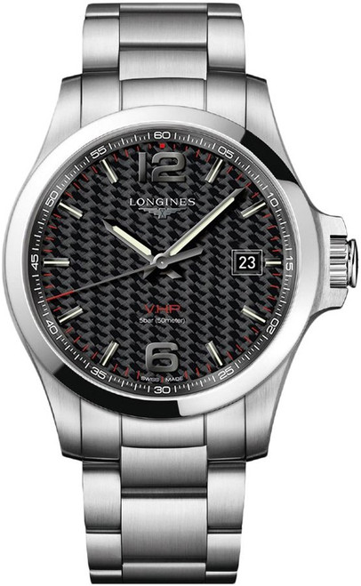 LONGINES Conquest V.H.P. Stainless Steel Men'S Watch L3.726.4.66.6 Image 1