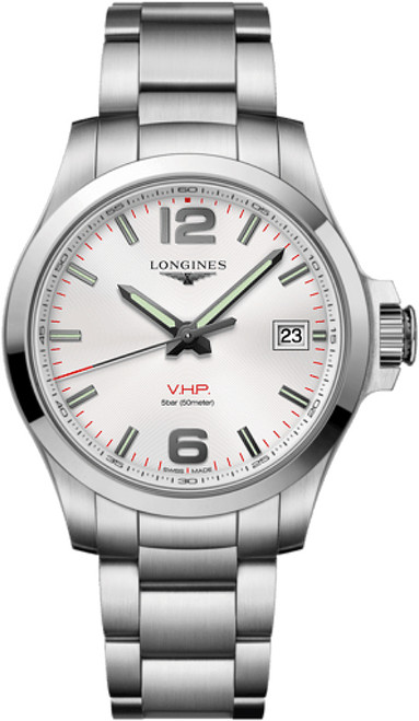 LONGINES Conquest V.H.P. Silver Dial 41Mm Men'S Watch L3.716.4.76.6 Image 1