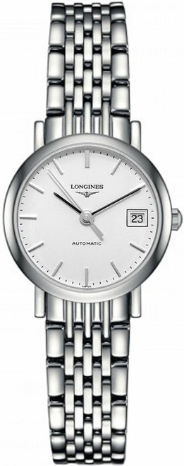 LONGINES Elegant Collection White Dial 25.5Mm Women'S Watch L4.309.4.12.6 Image 1
