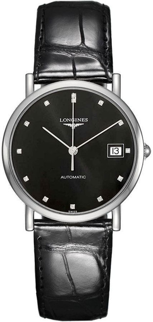 LONGINES Elegant Collection Black Dial Women'S Watch L4.809.4.57.2 Image 1
