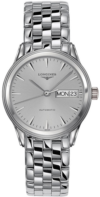 LONGINES Flagship Grey Dial Men'S Swiss Authentic Watch L4.799.4.72.6 Image 1