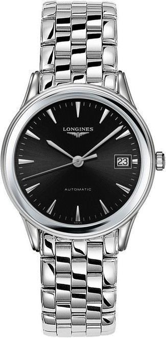 LONGINES Flagship Black Dial Men'S Watch L4.774.4.52.6 Image 1
