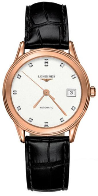 LONGINES Flagship Automatic White Dial Men'S Watch L4.774.8.27.2 Image 1