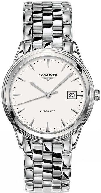 LONGINES Flagship Automatic White Dial Steel Men'S Watch L4.874.4.12.6 Image 1 LONGINES Flagship Automatic White Dial Steel Men'S Watch L4.874.4.12.6 Image 1
