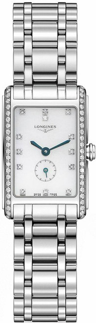 LONGINES Dolcevita Steel Diamond Women'S Watch L5.255.0.87.6 Image 1