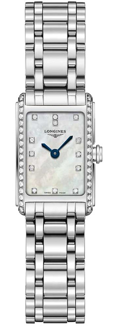 LONGINES Dolcevita White Pearl Diamond Dial Women'S Watch L5.258.0.87.6 Image 1 LONGINES Dolcevita White Pearl Diamond Dial Women'S Watch L5.258.0.87.6 Image 1