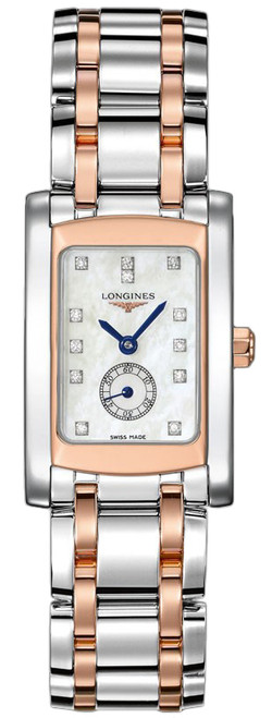 LONGINES Dolcevita White Pearl & Diamond Ladies Watch L5.155.5.88.7 Image 1