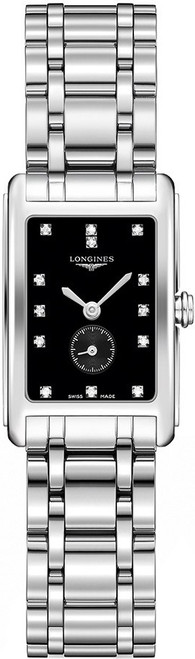 LONGINES Dolcevita Diamond Black Dial Women'S Watch L5.255.4.57.6 Image 1