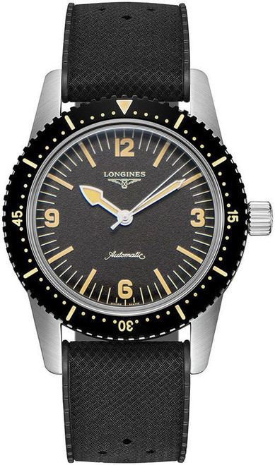 LONGINES Heritage Skin Diver Automatic Black Dial Men'S Watch L2.822.4.56.9 Image 1