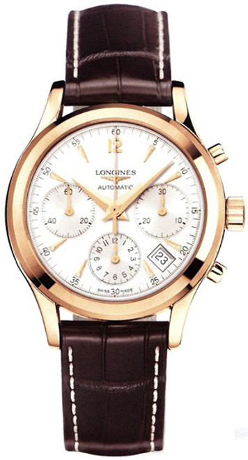 LONGINES Heritage Column-Wheel Chronograph Men'S Watch L2.742.8.76.2 Image 1