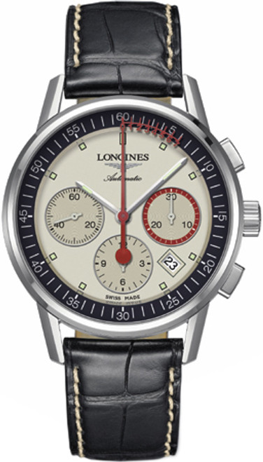 LONGINES Heritage Column-Wheel Chronograph Men'S Watch L4.754.4.72.4 Image 1