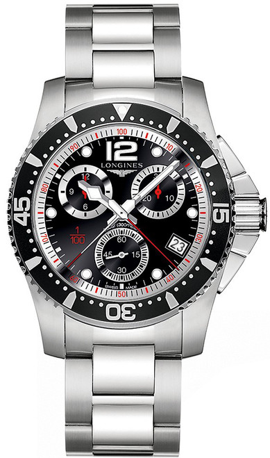 LONGINES Hydroconquest Men'S Luxury Diving Watch L3.743.4.56.6 Image 1 LONGINES Hydroconquest Men'S Luxury Diving Watch L3.743.4.56.6 Image 1