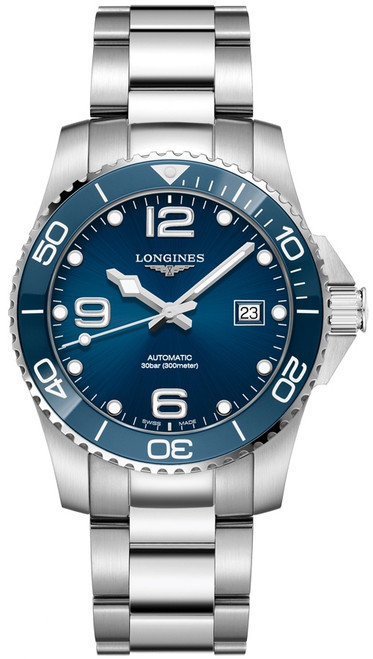 LONGINES Hydroconquest Blue 41Mm Men'S Watch L3.781.4.96.6 Image 1