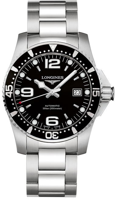 LONGINES Hydroconquest Black Dial Men'S Watch L3.742.4.56.6 Image 1 LONGINES Hydroconquest Black Dial Men'S Watch L3.742.4.56.6 Image 1