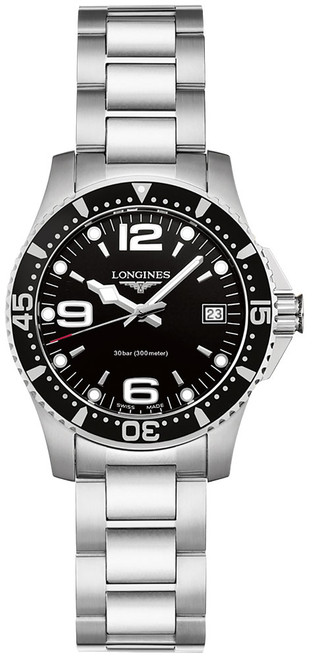 LONGINES Hydroconquest Ladies Quartz Diving Watch L3.340.4.56.6 Image 1