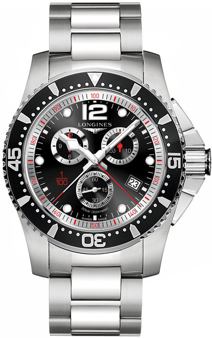 LONGINES Hydroconquest Quartz 47Mm Men'S Watch L3.843.4.56.6 Image 1