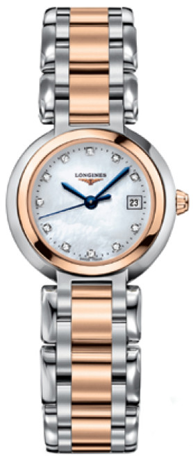 LONGINES Primaluna 18K Rose Gold & Stainless Steel Women'S Watch L8.110.5.87.6 Image 1