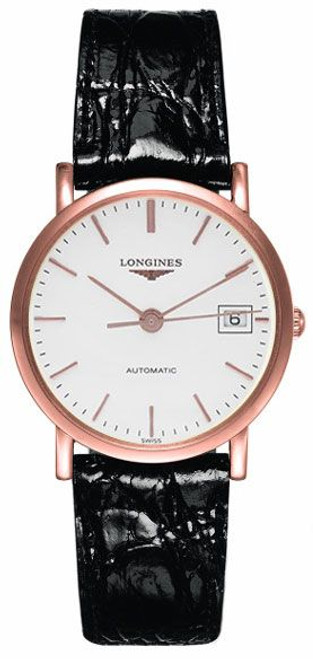 LONGINES Presence White Dial Rose Gold 34.5Mm Ladies Watch L4.778.8.12.0 Image 1 LONGINES Presence White Dial Rose Gold 34.5Mm Ladies Watch L4.778.8.12.0 Image 1