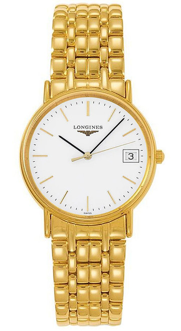 LONGINES La Grande Classique Presence White Dial 33Mm Gold Watch L4.720.2.12.8 Image 1