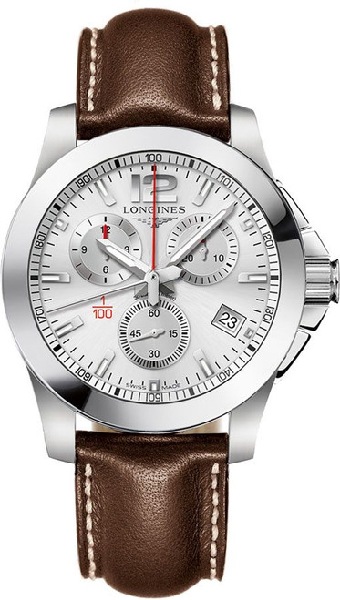 LONGINES Conquest Quartz Chronograph Men'S Watch L3.700.4.76.5 Image 1 LONGINES Conquest Quartz Chronograph Men'S Watch L3.700.4.76.5 Image 1