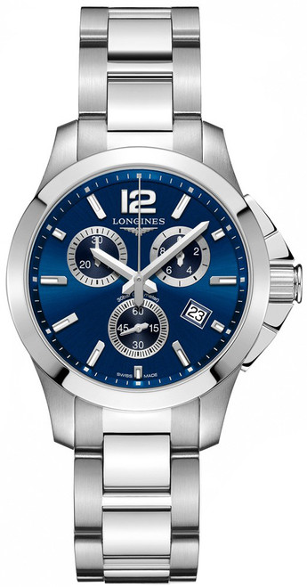 LONGINES Conquest Blue Dial Men'S Watch L3.379.4.96.6 Image 1 LONGINES Conquest Blue Dial Men'S Watch L3.379.4.96.6 Image 1