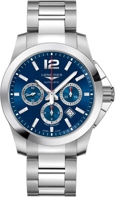 LONGINES Conquest Chronograph Blue Dial Men'S Watch L3.801.4.96.6 Image 1