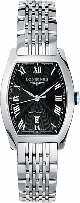 LONGINES Evidenza Black Roman Dial Women'S Watch L2.142.4.51.6 Image 1