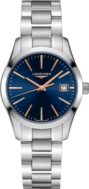 LONGINES Conquest Classic Blue Dial Women'S Watch L2.386.4.92.6 Image 1