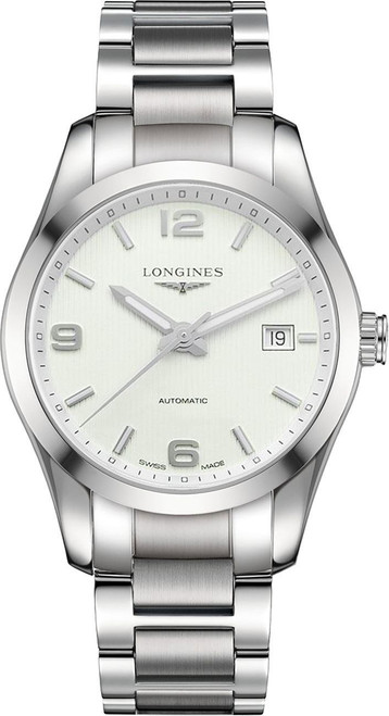 LONGINES Conquest Classic Silver Dial Men'S Watch L2.785.4.76.6 Image 1 LONGINES Conquest Classic Silver Dial Men'S Watch L2.785.4.76.6 Image 1