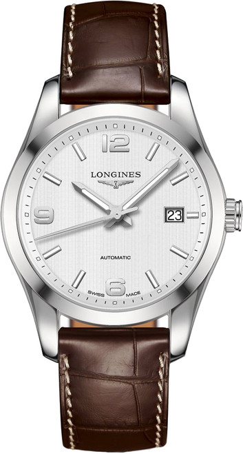 LONGINES Conquest Classic Silver Dial Men'S Watch L2.785.4.76.3 Image 1