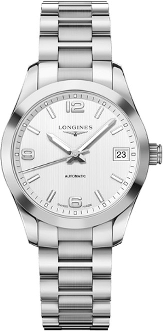 LONGINES Conquest Classic Silver Dial 34Mm Women'S Watch L2.385.4.76.6 Image 1