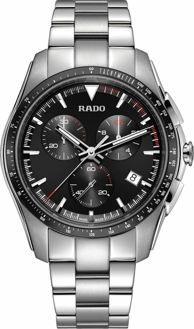 RADO Hyperchrome Chronograph Black Dial Quartz Men'S Watch R32259153 Image 1