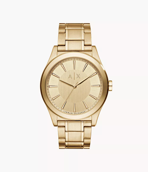 ARMANI EXCHANGE Three-Hand Gold-Tone Stainless Steel Watch Ax2321 Image 1