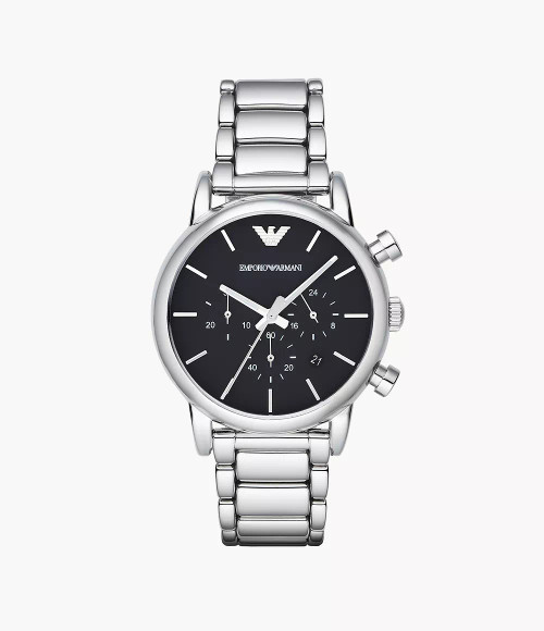 EMPORIO ARMANI Men'S Chronograph Stainless Steel Watch Ar1853 Image 1 EMPORIO ARMANI Men'S Chronograph Stainless Steel Watch Ar1853 Image 1
