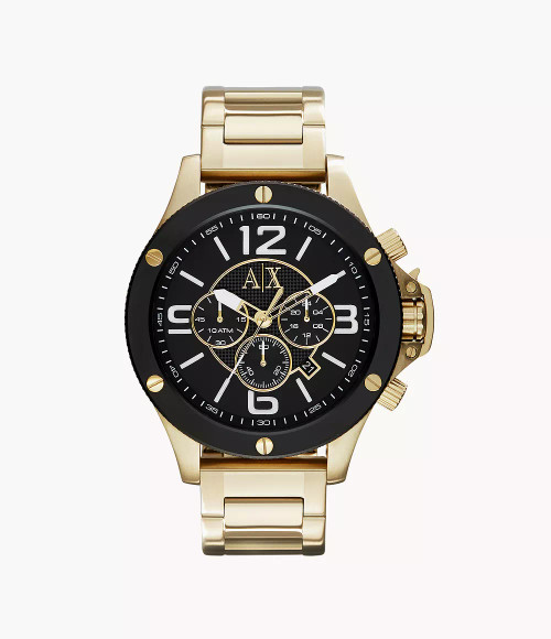ARMANI EXCHANGE Chronograph Gold-Tone Stainless Steel Watch Ax1511 Image 1 ARMANI EXCHANGE Chronograph Gold-Tone Stainless Steel Watch Ax1511 Image 1