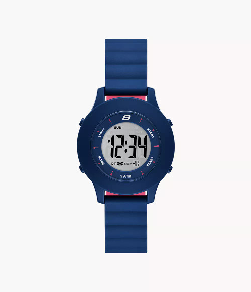 SKECHERS Rosencrans Digital Blue Magnetic Two Piece Strap Watch Sr6331 Image 1