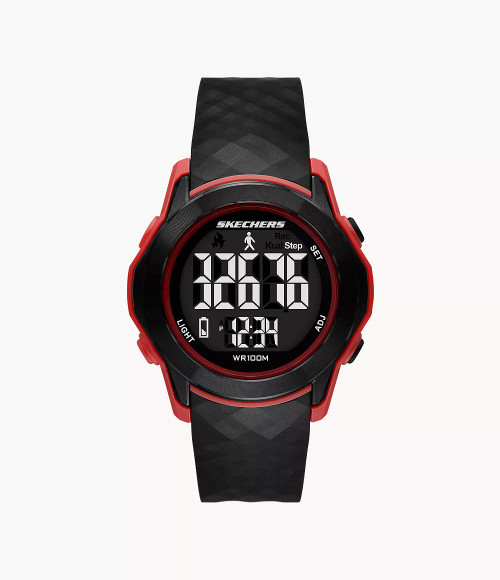 SKECHERS Galloway Digital Black Polyurethane Watch Sr5243 Image 1