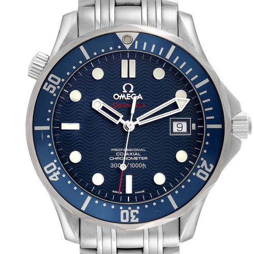 OMEGA Seamaster Diver 300M Blue Dial Steel Mens Watch 2220.80.00 Image 1