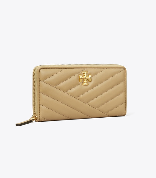TORY BURCH Kira Chevron Zip Continental Wallet